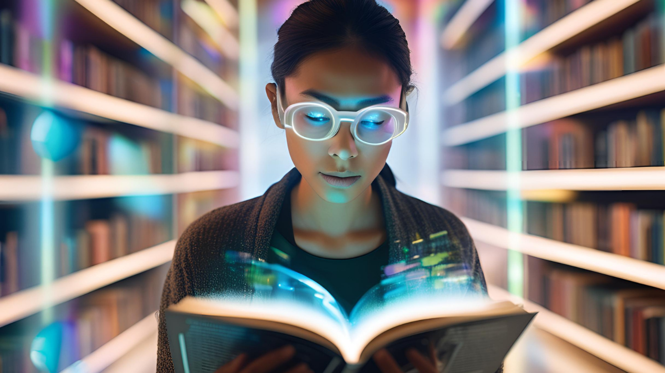 Student learning with The Bright Pages